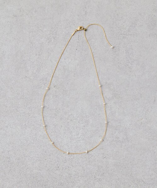 THE PAUSE（ザ ポーズ）の「【THE PAUSE】パールドットネックレス（ネックレス・レディース・ゴールド/シルバー・FREE）」の9枚目の写真