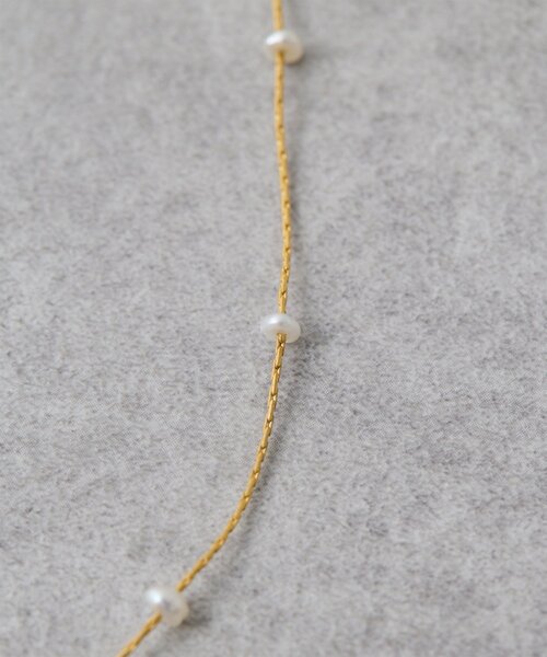 THE PAUSE（ザ ポーズ）の「【THE PAUSE】パールドットネックレス（ネックレス・レディース・ゴールド/シルバー・FREE）」の10枚目の写真