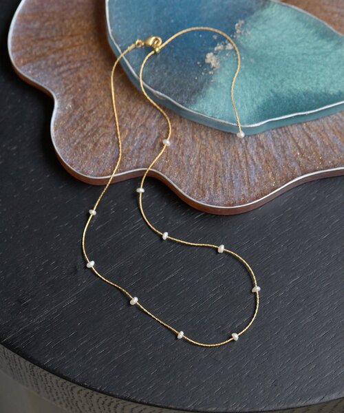 THE PAUSE（ザ ポーズ）の「【THE PAUSE】パールドットネックレス（ネックレス・レディース・ゴールド/シルバー・FREE）」の11枚目の写真