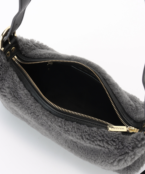 Spick & Span（スピックアンドスパン）の「VIOLAd’ORO / ヴィオラドーロ ボアショルダーバッグ（ショルダーバッグ・レディース・ライトグレー/ブラウン・FREE）」の11枚目の写真