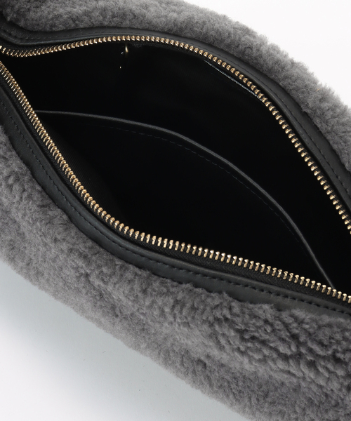 Spick & Span（スピックアンドスパン）の「VIOLAd’ORO / ヴィオラドーロ ボアショルダーバッグ（ショルダーバッグ・レディース・ライトグレー/ブラウン・FREE）」の14枚目の写真