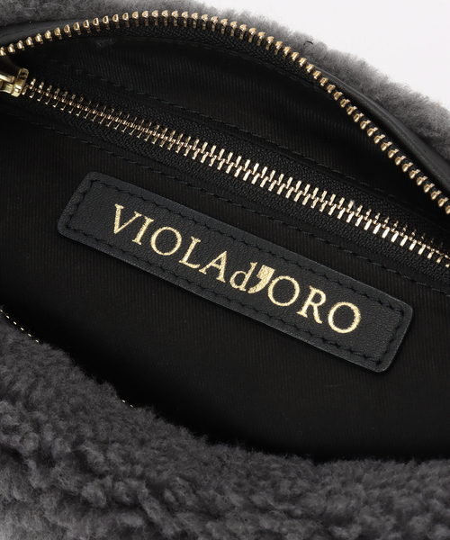 Spick & Span（スピックアンドスパン）の「VIOLAd’ORO / ヴィオラドーロ ボアショルダーバッグ（ショルダーバッグ・レディース・ライトグレー/ブラウン・FREE）」の18枚目の写真