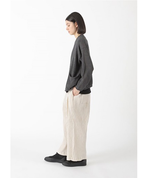 Plantation(プランテーション)の「BIZENペーパーKIRA WAVE / パンツ / (O)(その他パンツ・レディース・ネイビー/オフホワイト・X-LARGE/M size)」の6枚目の写真