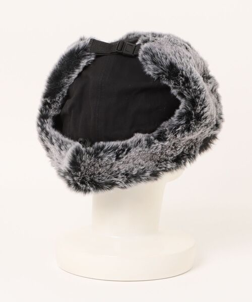 POLeR(ポーラー)の「POLeR/ポーラー キャップ ミリタリー イヤーフラップ MILITARY FUR VISOR CAP 253MCV0083(キャップ・メンズ・チャコールグレー/ネイビー/ブラック・FREE)」の4枚目の写真