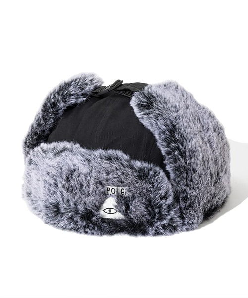 POLeR(ポーラー)の「POLeR/ポーラー キャップ ミリタリー イヤーフラップ MILITARY FUR VISOR CAP 253MCV0083(キャップ・メンズ・チャコールグレー/ネイビー/ブラック・FREE)」の2枚目の写真