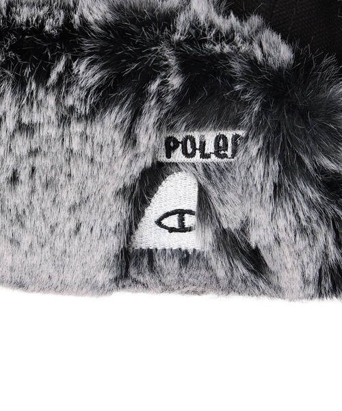 POLeR(ポーラー)の「POLeR/ポーラー キャップ ミリタリー イヤーフラップ MILITARY FUR VISOR CAP 253MCV0083(キャップ・メンズ・チャコールグレー/ネイビー/ブラック・FREE)」の8枚目の写真