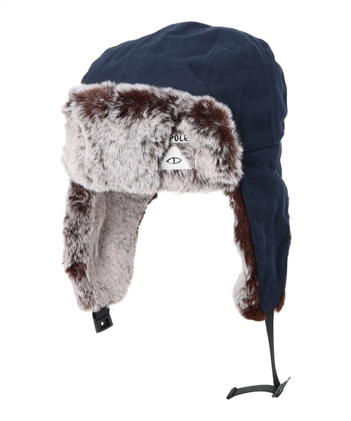 POLeR(ポーラー)の「POLeR/ポーラー キャップ ミリタリー イヤーフラップ MILITARY FUR VISOR CAP 253MCV0083(キャップ・メンズ・チャコールグレー/ネイビー/ブラック・FREE)」の7枚目の写真