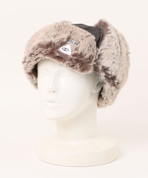 POLeR(ポーラー)の「POLeR/ポーラー キャップ ミリタリー イヤーフラップ MILITARY FUR VISOR CAP 253MCV0083(キャップ・メンズ・チャコールグレー/ネイビー/ブラック・FREE)」の12枚目の写真