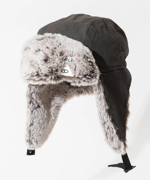 POLeR(ポーラー)の「POLeR/ポーラー キャップ ミリタリー イヤーフラップ MILITARY FUR VISOR CAP 253MCV0083(キャップ・メンズ・チャコールグレー/ネイビー/ブラック・FREE)」の6枚目の写真
