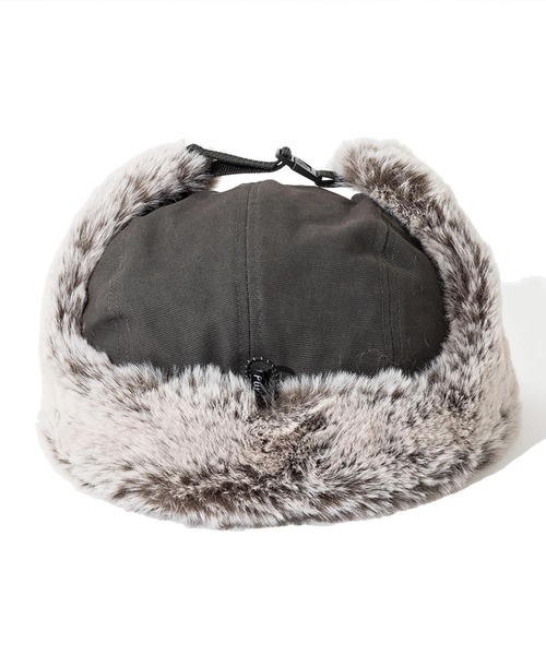 POLeR(ポーラー)の「POLeR/ポーラー キャップ ミリタリー イヤーフラップ MILITARY FUR VISOR CAP 253MCV0083(キャップ・メンズ・チャコールグレー/ネイビー/ブラック・FREE)」の5枚目の写真