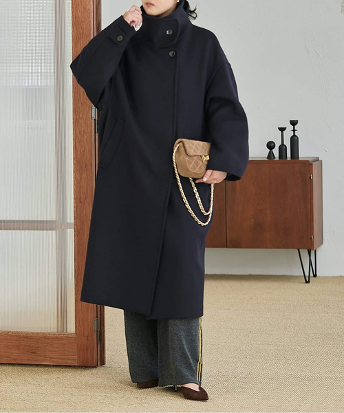 MANTECO/TWEEDスタンドコート MANTECO/TWEEDスタンドコート（その他アウター）｜journal standard L