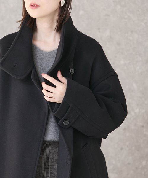 MANTECO/TWEEDスタンドコート（その他アウター）｜journal standard L