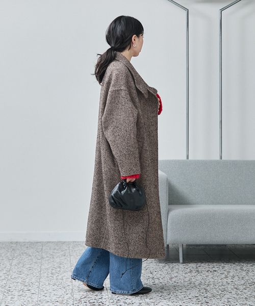 MANTECO/TWEEDスタンドコート MANTECO/TWEEDスタンドコート（その他アウター）｜journal standard L