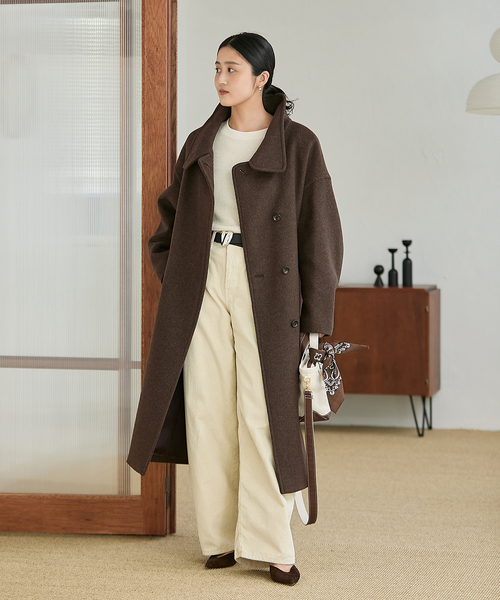 MANTECO/TWEEDスタンドコート（その他アウター）｜journal standard L