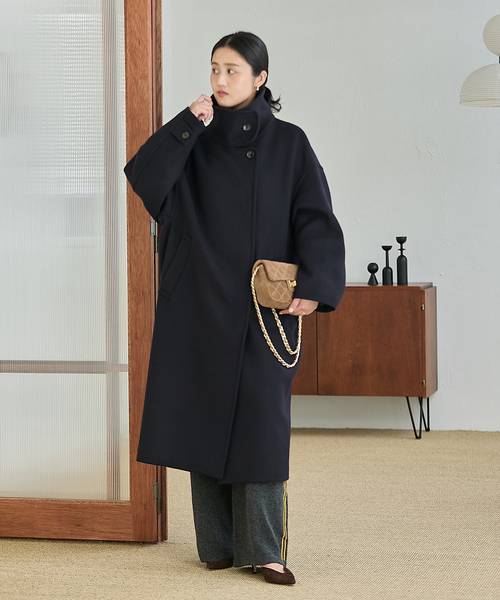 MANTECO/TWEEDスタンドコート（その他アウター）｜journal standard L