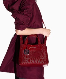 Armani Exchange 赤 トートバッグ ショルダー アルマーニ Medium Handbag with Logo | Armani Exchange