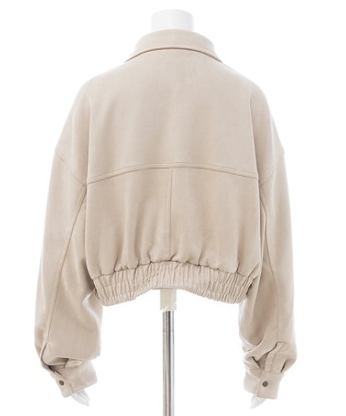 INGNI（イング）の「フェイクスエードジップショートブルゾン(セットアップ対応)（ブルゾン・レディース・キャメル/アイボリー・M）」の22枚目の写真