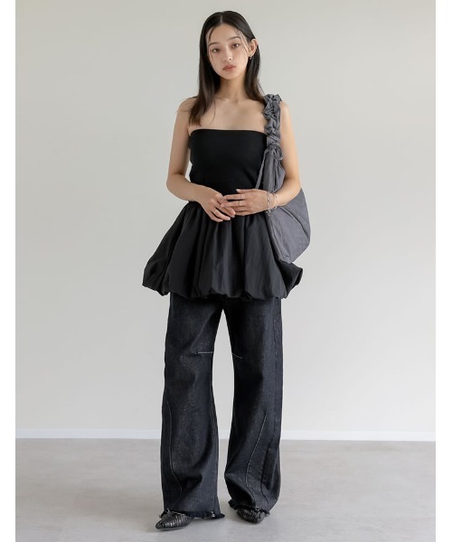 Re:EDIT（リエディ）の「2WAYハンドルドロストバッグ（ショルダーバッグ・レディース・ブラック/グレー/レオパード・FREE）」の7枚目の写真