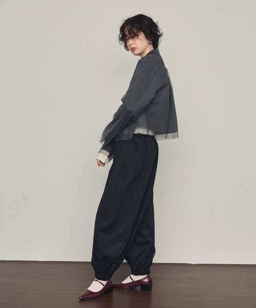 Trish（トリッシュ）の「TPUワッシャーバルーンロングパンツ（その他パンツ・レディース・カーキ/ブラック/アイボリー・MEDIUM）」の11枚目の写真