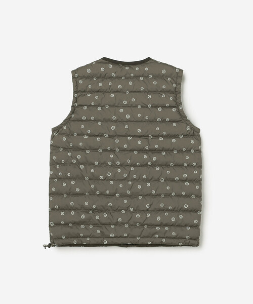 DANTON（ダントン）の「DANTON | キッズ インナーダウンベスト PRINT（ダウンジャケット/コート・キッズ・ベージュ系その他/グレー系その他・125/105/115/135）」の4枚目の写真