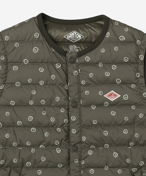 DANTON | キッズ インナーダウンベスト PRINT（ダウンジャケット