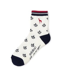 adabat | 【ADABAT NAVY】フルールドリスレギュラーソックス(ソックス/靴下)