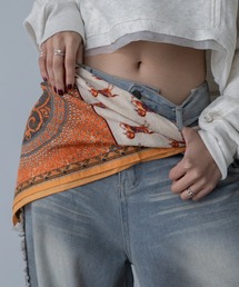 VACANCY(ヴァカンシー)のヴィンテージアニマル柄スカーフ(ストール/ショール)