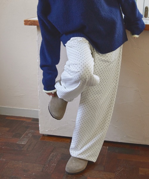 【Unblend】アソートデザイン ドロストスウェットパンツ