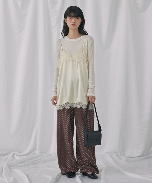 Unblend（アンブレンド）の「【Unblend】アソートデザイン ドロストスウェットパンツ（スウェットパンツ・レディース・ブラック系1/チャコール/ブラック系/ホワイト系/ブラウン・M/S）」の17枚目の写真