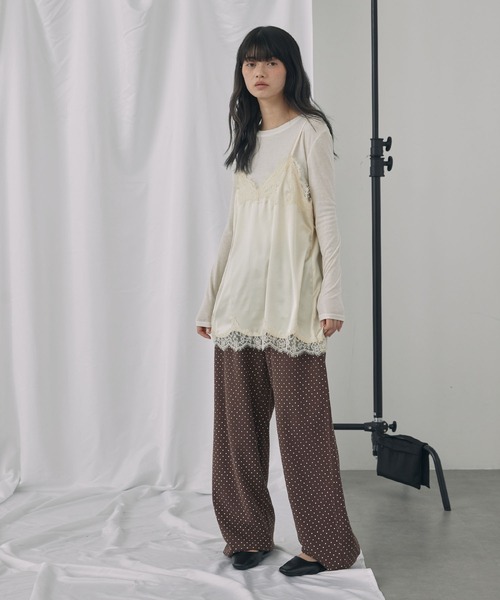 Unblend（アンブレンド）の「【Unblend】アソートデザイン ドロストスウェットパンツ（スウェットパンツ・レディース・ブラック系1/チャコール/ブラック系/ホワイト系/ブラウン・M/S）」の20枚目の写真