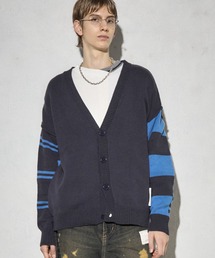 Maison ULA | 【Maison ULA】ボーダースリーブカーディガン(カーディガン/ボレロ)