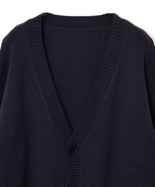 Maison ULA（メゾンウラ）の「【Maison ULA】ボーダースリーブカーディガン（カーディガン/ボレロ・メンズ・ネイビー・1/2）」の12枚目の写真
