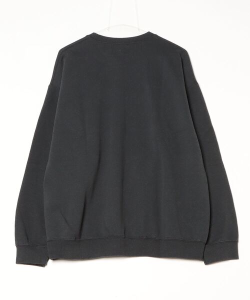 THRIFTY LOOK（スリフティールック）の「THRIFTY LOOK / スリフティールック THRIFTY "ONE-PIECE" CREW SWEAT ユーズド加工 ワンピース クルーネックスウェット（スウェット・メンズ・ブラック・LARGE/X-LARGE）」の8枚目の写真