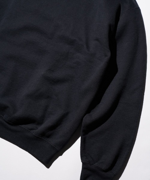 THRIFTY LOOK（スリフティールック）の「THRIFTY LOOK / スリフティールック THRIFTY "ONE-PIECE" CREW SWEAT ユーズド加工 ワンピース クルーネックスウェット（スウェット・メンズ・ブラック・LARGE/X-LARGE）」の7枚目の写真