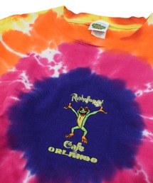 VINTAGE | 【USED】Y2K Rain forest cafe “Frog” タイダイ アニマルTシャツ(Tシャツ/カットソー)