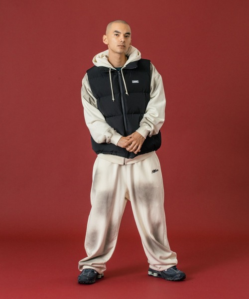 XLARGE（エクストララージ）の「SPRAY DYED SWEAT PANTS（スウェットパンツ・メンズ・ネイビー/ブラック/オフホワイト・S/M/L/XL）」の14枚目の写真