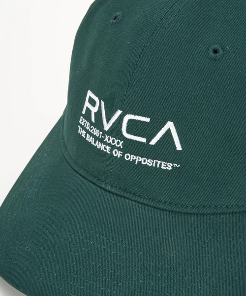 RVCA(ルーカ)の「RVCA メンズ BALANCE CREST CAP キャップ 【2025年秋冬モデル】/ルーカロゴ刺繍キャップ(帽子)(キャップ・メンズ・オフホワイト/ブラック/グリーン系その他/ベージュ・FREE)」の12枚目の写真
