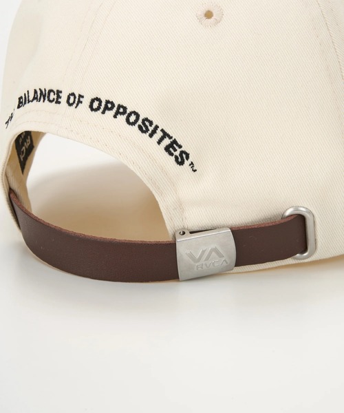 RVCA(ルーカ)の「RVCA メンズ BALANCE CREST CAP キャップ 【2025年秋冬モデル】/ルーカロゴ刺繍キャップ(帽子)(キャップ・メンズ・オフホワイト/ブラック/グリーン系その他/ベージュ・FREE)」の20枚目の写真