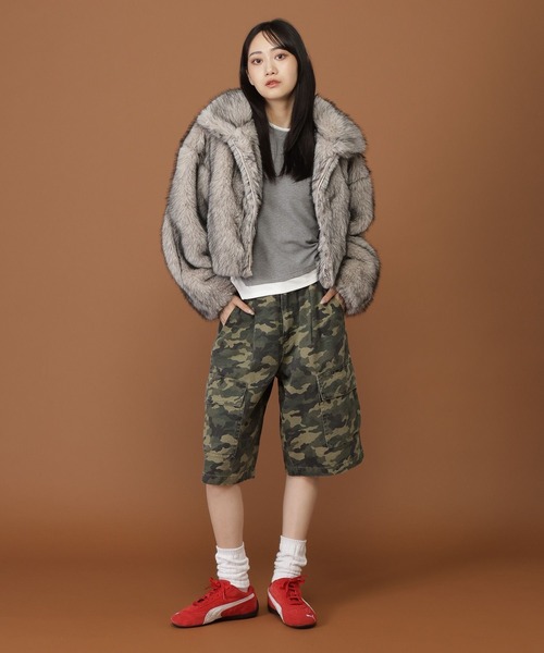 3.3 Field Trip （3.3フィールドトリップ）の「3.3 Field Trip／ファーブルゾンジャケット（ブルゾン・レディース・アイボリー/ベージュ/グレー・FREE）」の14枚目の写真