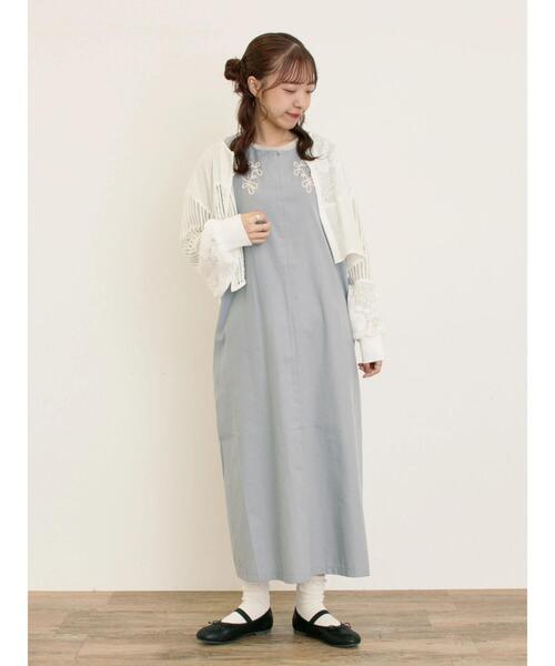 Samansa Mos2（サマンサ モスモス）の「◎パッチワークレースカーディガン（カーディガン/ボレロ・レディース・ブラック/キナリ・F）」の9枚目の写真