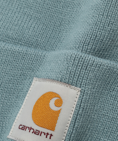 Carhartt WIP(カーハートダブリューアイピー)の「CARHARTT WIP / カーハート ダブリューアイピーSHORT WATCH HAT(ニットキャップ/ビーニー・メンズ・レッド/ブルー/ブラック・FREE)」の8枚目の写真