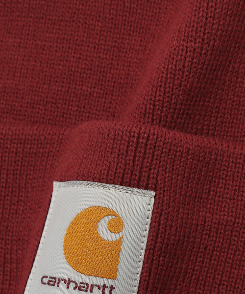 Carhartt WIP(カーハートダブリューアイピー)の「CARHARTT WIP / カーハート ダブリューアイピーSHORT WATCH HAT(ニットキャップ/ビーニー・メンズ・レッド/ブルー/ブラック・FREE)」の9枚目の写真