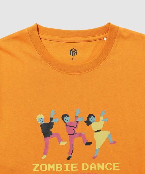 Mac-House(マックハウス)の「【T-GRAPHICS/ティーグラフィックス】ユニセックス モンスターダンス長袖Tシャツ(Tシャツ/カットソー・メンズ・オレンジ/ネイビー/カーキブラウン/ホワイト/ブラック・M/S/XL/L)」の7枚目の写真