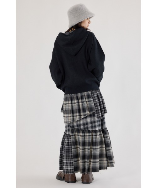 RODEO CROWNS WIDE BOWL（ロデオクラウンズワイドボウル）の「ジャガードニットジップパーカー（パーカー・レディース・ブラック/グリーン系その他2/ブルー系その他3/グレー系その他・FREE）」の21枚目の写真