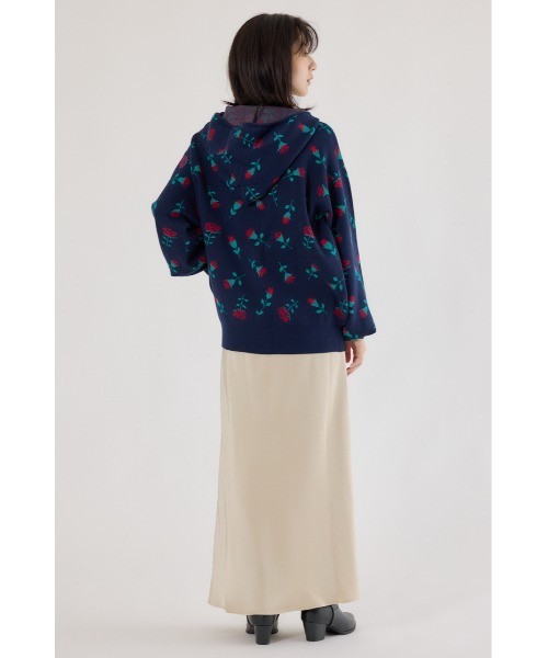 RODEO CROWNS WIDE BOWL（ロデオクラウンズワイドボウル）の「ジャガードニットジップパーカー（パーカー・レディース・ブラック/グリーン系その他2/ブルー系その他3/グレー系その他・FREE）」の16枚目の写真