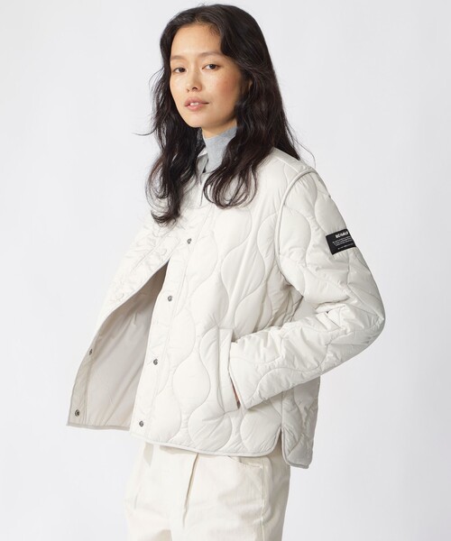 ECOALF(エコアルフ)の「MUSA キルト ジャケット / MUSA JACKET WOMAN(ブルゾン・レディース・ブラック/ホワイト系その他・XS/S)」の4枚目の写真