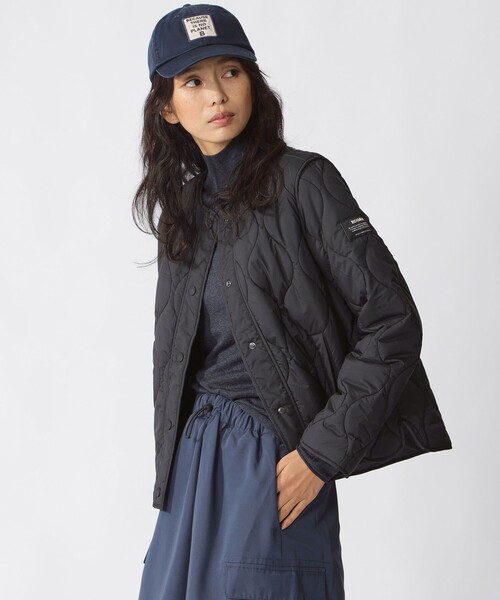 ECOALF(エコアルフ)の「MUSA キルト ジャケット / MUSA JACKET WOMAN(ブルゾン・レディース・ブラック/ホワイト系その他・XS/S)」の5枚目の写真