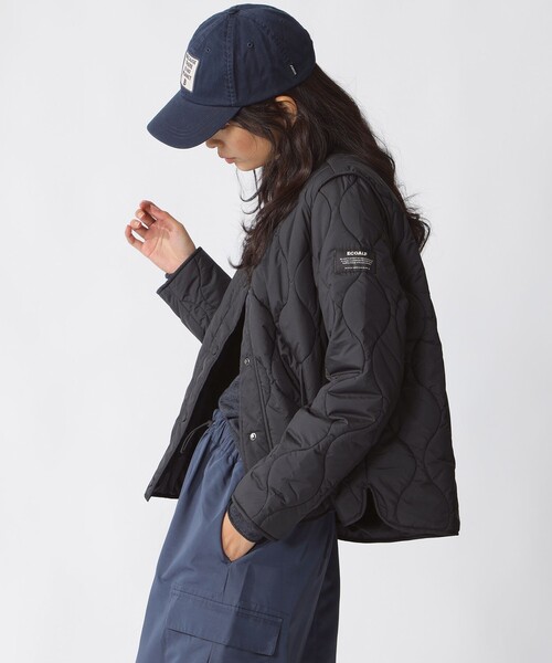ECOALF(エコアルフ)の「MUSA キルト ジャケット / MUSA JACKET WOMAN(ブルゾン・レディース・ブラック/ホワイト系その他・XS/S)」の6枚目の写真