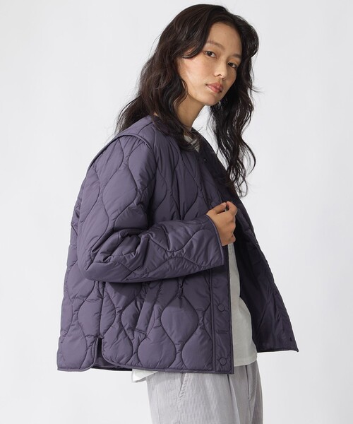 ECOALF(エコアルフ)の「MUSA キルト ジャケット / MUSA JACKET WOMAN(ブルゾン・レディース・ブラック/ホワイト系その他・XS/S)」の9枚目の写真