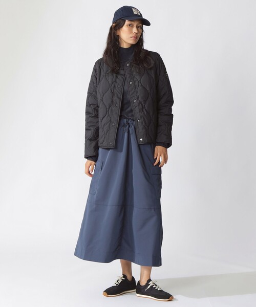 ECOALF(エコアルフ)の「MUSA キルト ジャケット / MUSA JACKET WOMAN(ブルゾン・レディース・ブラック/ホワイト系その他・XS/S)」の11枚目の写真